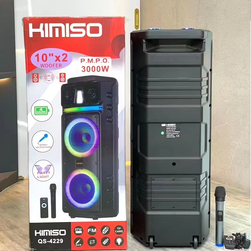 Φορητό ηχείο subwoofer με μικρόφωνο Karaoke - QS-4229 - 813140