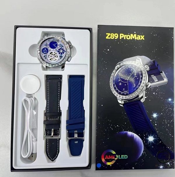 Alternative view of Smartwatch με 2 λουράκια - Z89 PRO MAX - 880785 - Blue