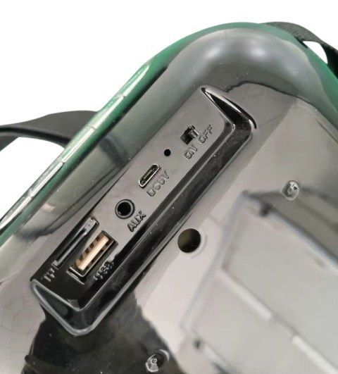 Alternative view of Ασύρματο ηχείο Bluetooth με μικρόφωνο Karaoke - YS-A20 - 887103 - Gold