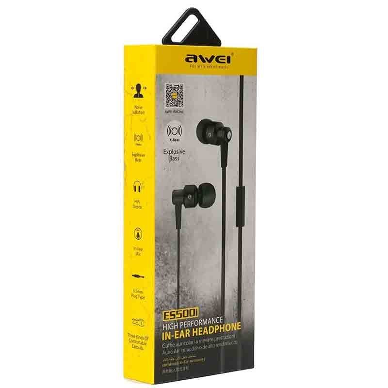 Alternative view of Ενσύρματα ακουστικά - ES-500i - AWEI - 889299