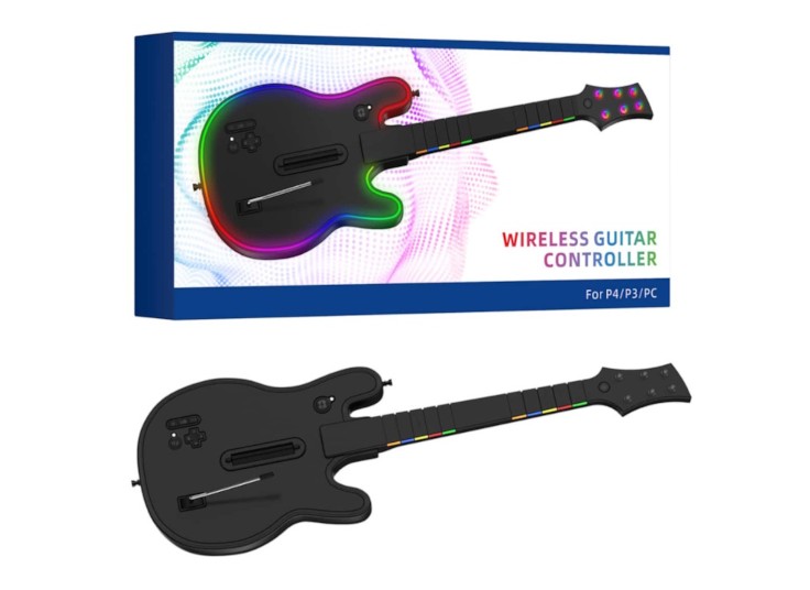 JYS P5206 Ασύρματη Κιθάρα Gamepad για PS3/PS4/PC | Συμβατή με Guitar Hero, Rock Band, Clone Hero & Fortnite Festival JYS P5206 Ασύρματη Κιθάρα Gamepad για PS3/PS4/PC | Συμβατή με Guitar Hero