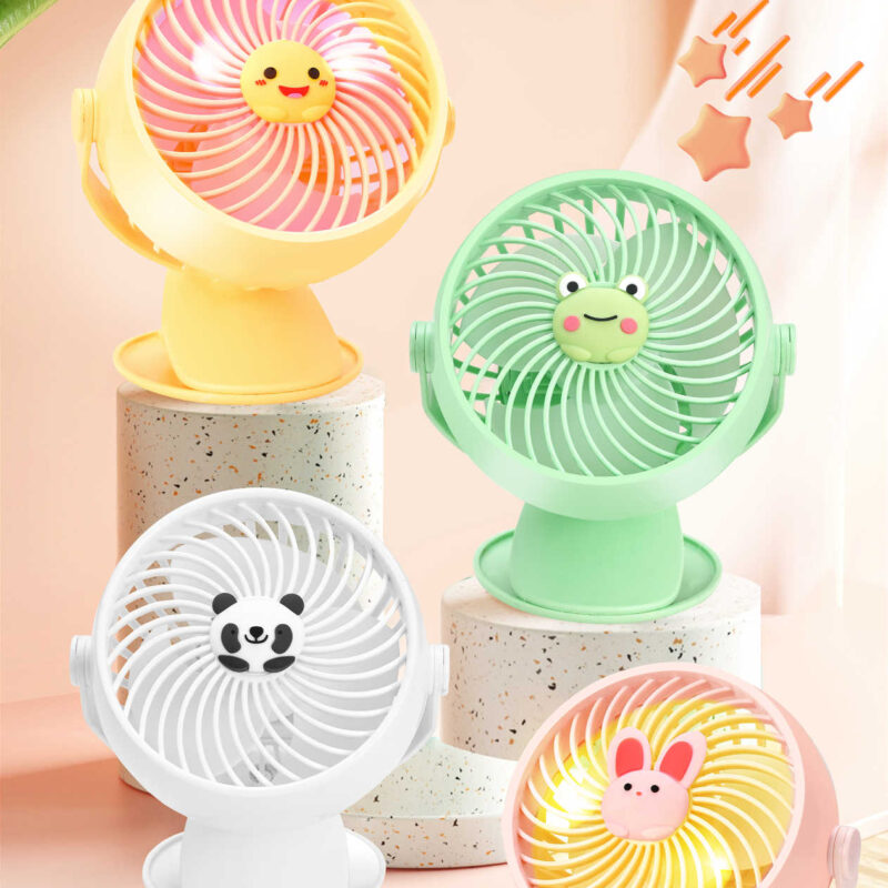 Παιδικός επαναφορτιζόμενος ανεμιστήρας mini - 789-36B - 030205 - Yellow