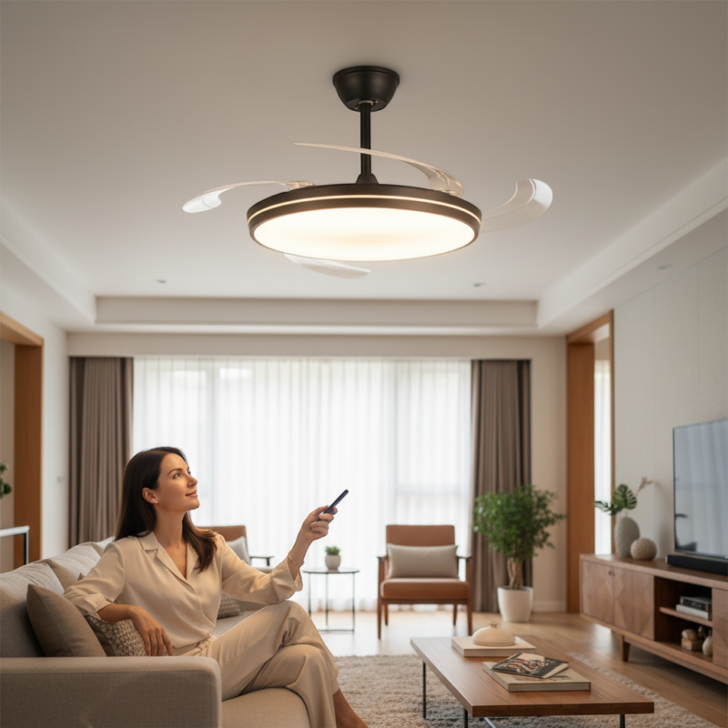 Alternative view of Ανεμιστήρας οροφής & φωτιστικό - DS-8989 - 96W - 43030