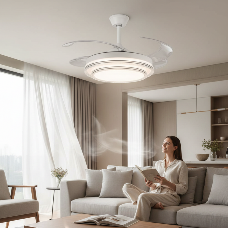 Alternative view of Ανεμιστήρας οροφής & φωτιστικό - DS-8049 - 72W - 430316