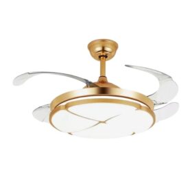 Ανεμιστήρας οροφής & φωτιστικό - DS-6604 - 2*48W - 431620 - Gold