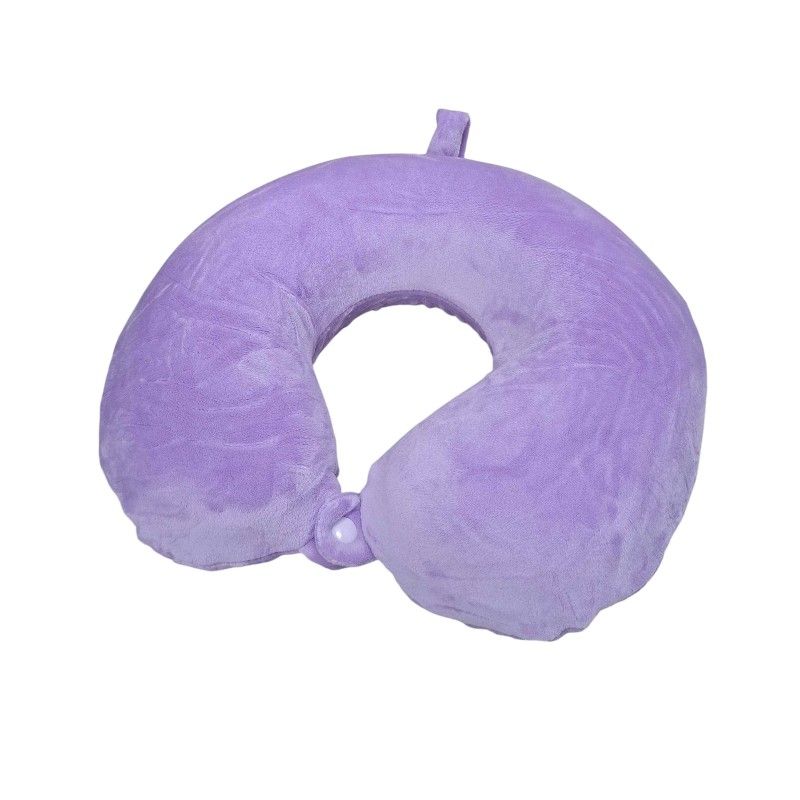 Μαξιλάρι αυχένα ταξιδίου - Memory Foam - 71890 - Purple