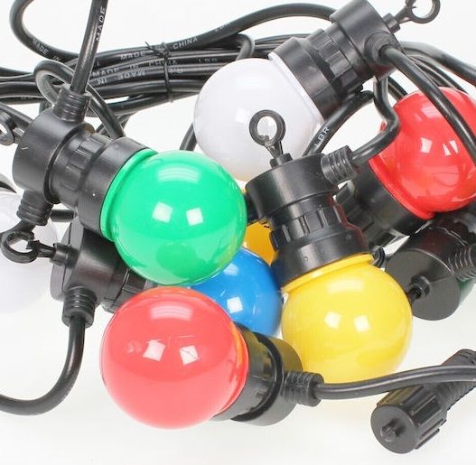 Alternative view of Γιρλάντα φωτισμού LED εξωτερικού χώρου - 5m - 10pcs - 272376 - RGB