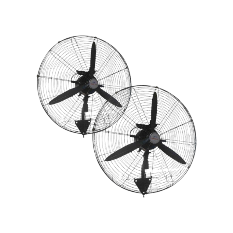 Επιτοίχιοι ανεμιστήρες σε σετ 2 τεμαχίων - 130W - 65cm - 676005