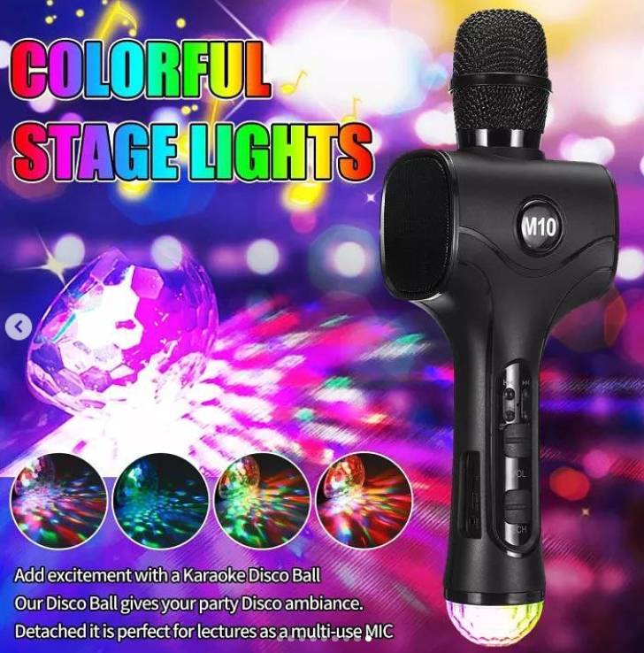 Ασύρματο μικρόφωνο Karaoke με ηχείο - M10 - 961867 - Red Ασύρματο μικρόφωνο Karaoke με ηχείο - M10 - 961867 - Red - Image 3
