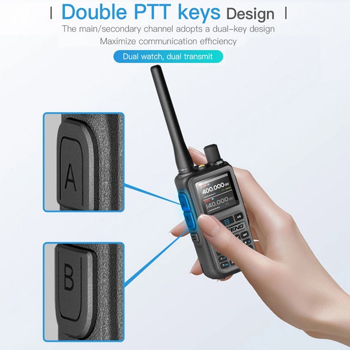 Φορητός πομποδέκτης - UHF/VHF - 5R MINI - Baofeng - 103159 - Black Φορητός πομποδέκτης - UHF/VHF - 5R MINI - Baofeng - 103159 - Black - Image 3