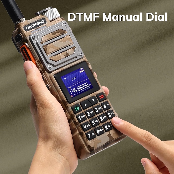 Alternative view of Φορητός πομποδέκτης UHF/VHF - UV25 - Baofeng - 402253 - Army Yellow