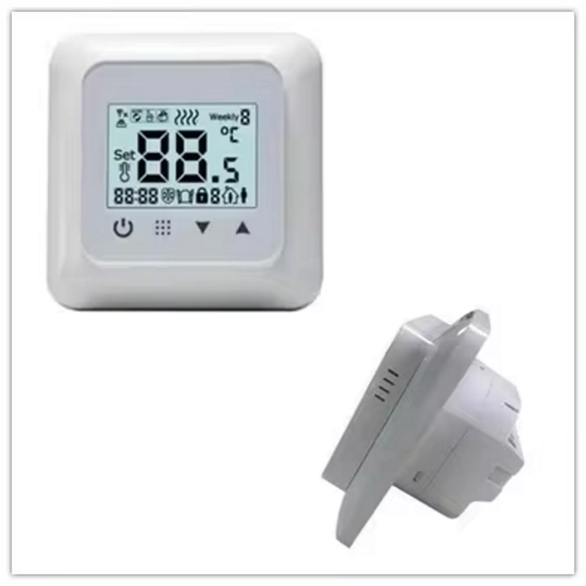 Hysen Hy011WE WiFi Έξυπνος Θερμοστάτης καλοριφέρ Smart WiFi & Internet control (WH) Hysen Hy011WE WiFi Έξυπνος Θερμοστάτης καλοριφέρ Smart WiFi & Internet control (WH) - Image 2