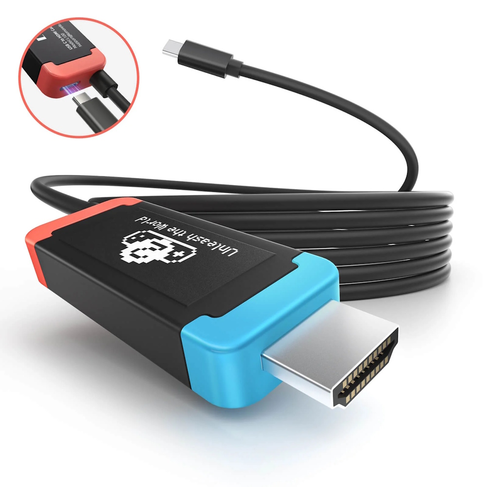 Lemorele L100 USB-C σε HDMI 4K60 HDR για Nintendo Switch, Steam Deck & ROG Ally με PD 100W Lemorele L100 USB-C σε HDMI 4K60 HDR για Nintendo Switch