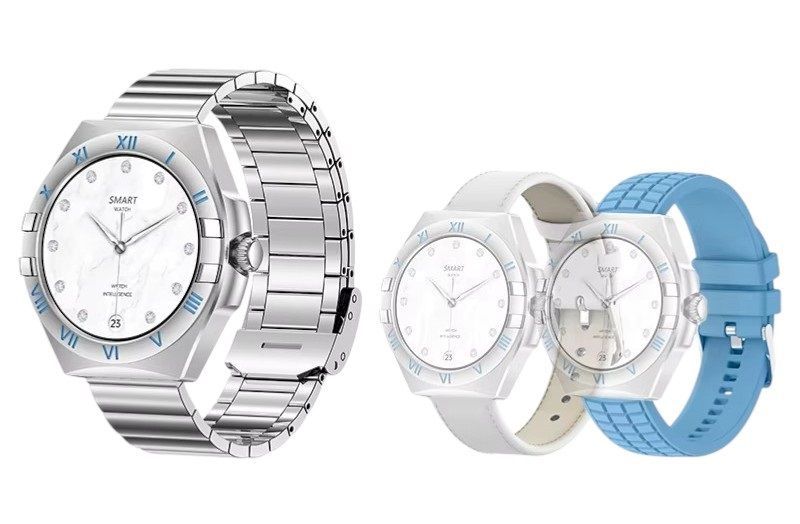 Σετ Smartwatch με 3 λουράκια - LG80 Mini - 065066 - Blue Σετ Smartwatch με 3 λουράκια - LG80 Mini - 065066 - Blue - Image 5
