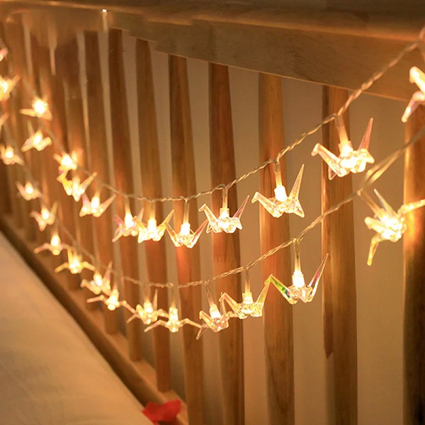 Alternative view of Ηλιακή γιρλάντα φωτισμού LED - Origami - 5m+1m - 20D - 152912 - Warm White