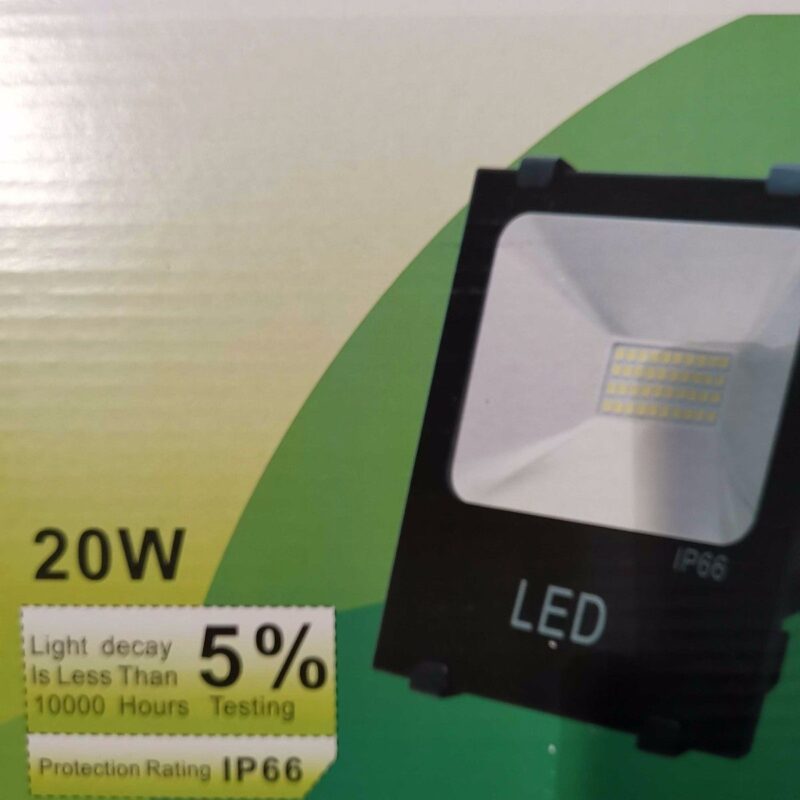 Προβολέας LED - 20W - 6000K - IP66 - 010201 - Image 4