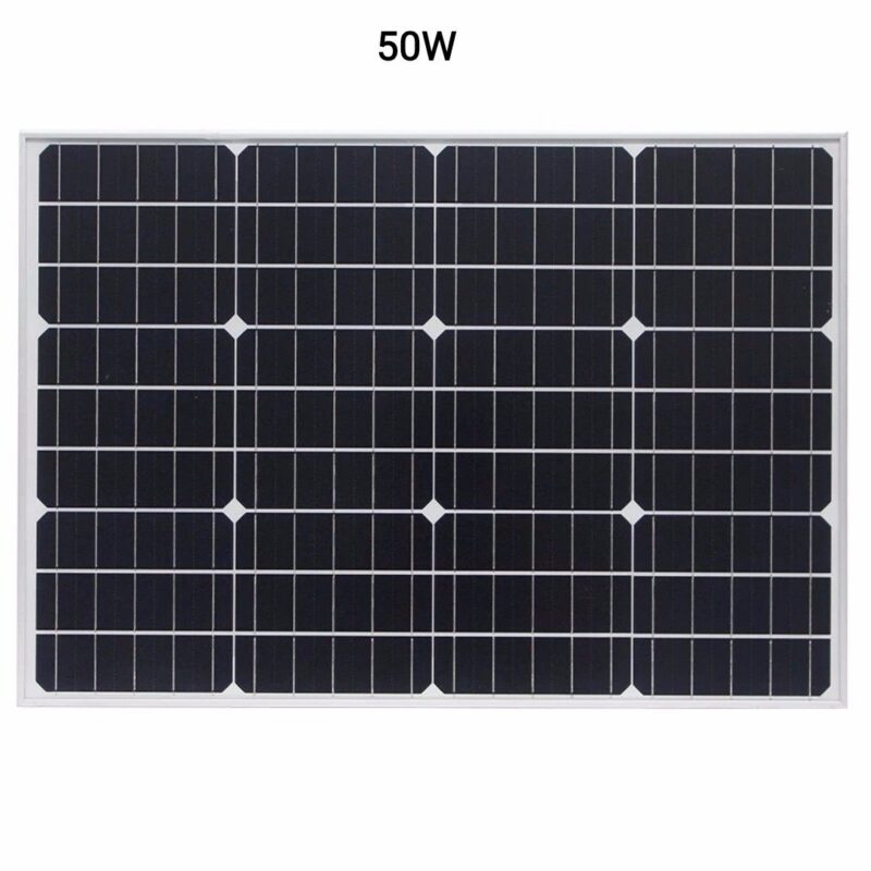 Μονοκρυσταλλικό ηλιακό πάνελ - Solar Panel - 50W - 676128 - Image 5