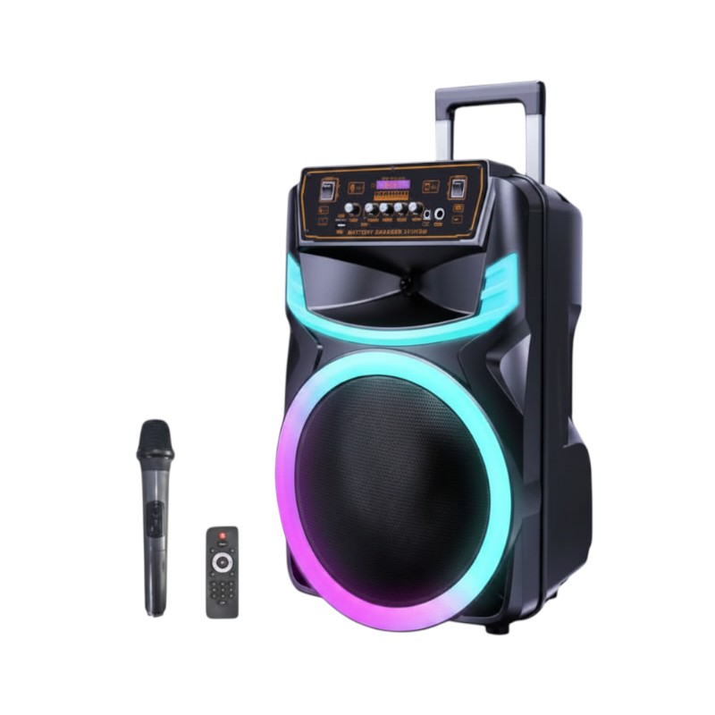 Φορητό ηχείο subwoofer με μικρόφωνο Karaoke - DR1203 - 160064
