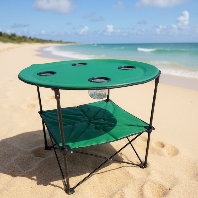 Πτυσσόμενο τραπέζι camping υφασμάτινο - 2031 - 170150 - Green - Image 3