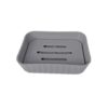 Σαπουνοθήκες μπάνιου πλαστικές - Σετ 9pcs - Grey - 21604