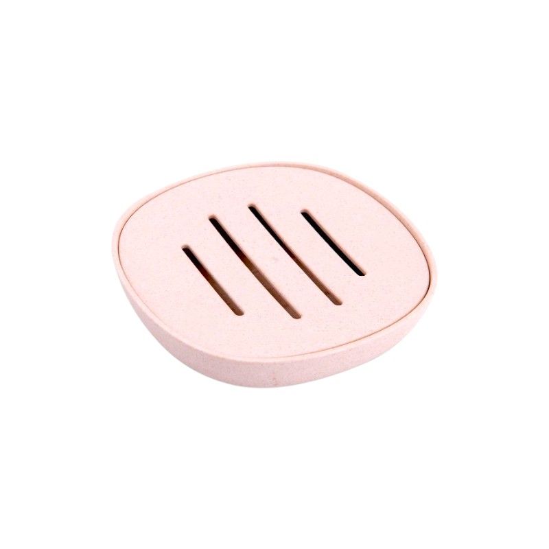 Σαπουνοθήκες μπάνιου πλαστικές - Σετ 9pcs - Light Pink - 21628