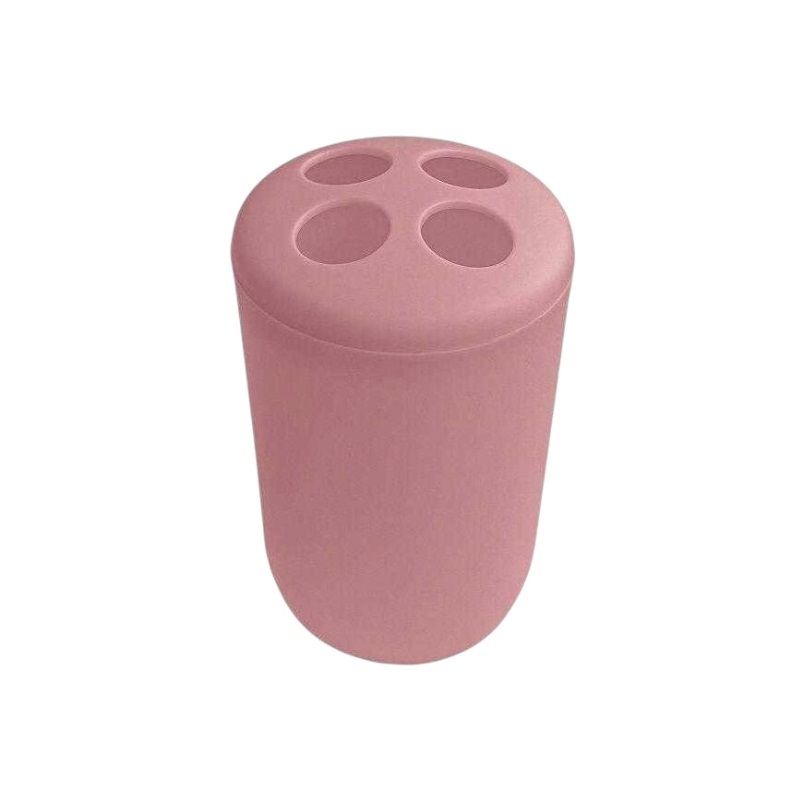 Θήκες οδοντόβουρτσας πλαστικές σε σετ 5Χ - Pink - 21758 Θήκες οδοντόβουρτσας πλαστικές σε σετ 5Χ - Pink - 21758