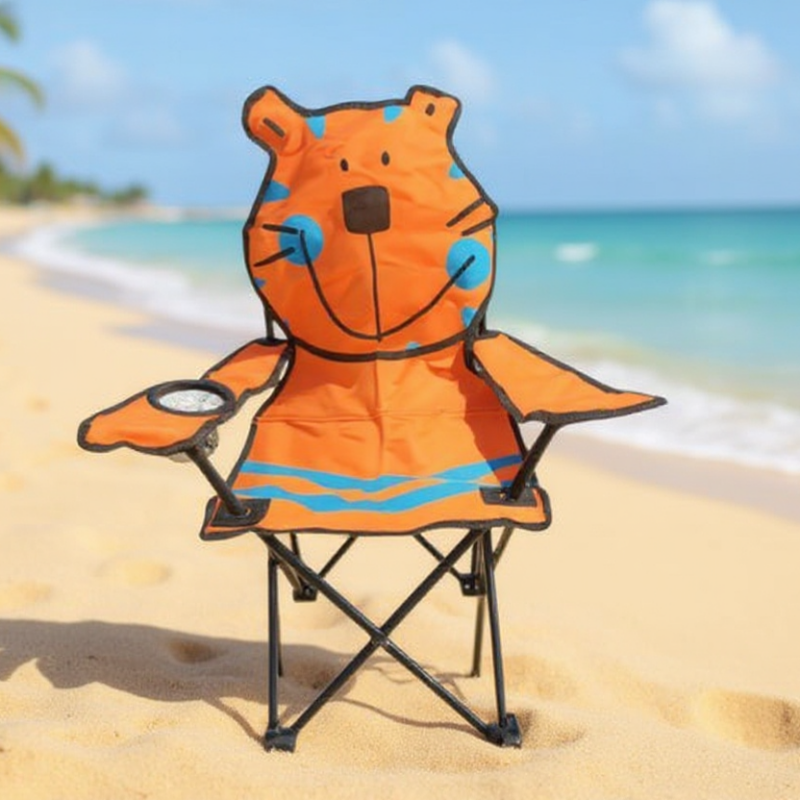 Παιδική πτυσσόμενη καρέκλα camping - 1015 - 241705 - Orange