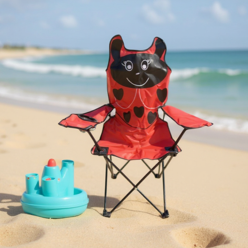 Παιδική πτυσσόμενη καρέκλα camping - 1015 - 241705 - Red