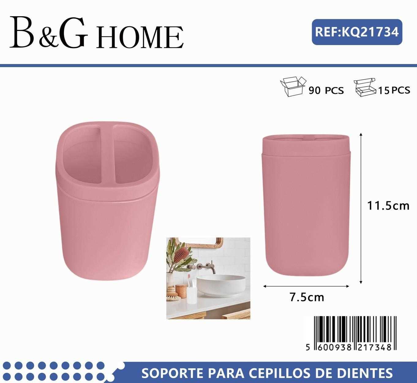 Θήκες οδοντόβουρτσας πλαστικές σε σετ 5Χ - Pink - 21734 Θήκες οδοντόβουρτσας πλαστικές σε σετ 5Χ - Pink - 21734 - Image 2