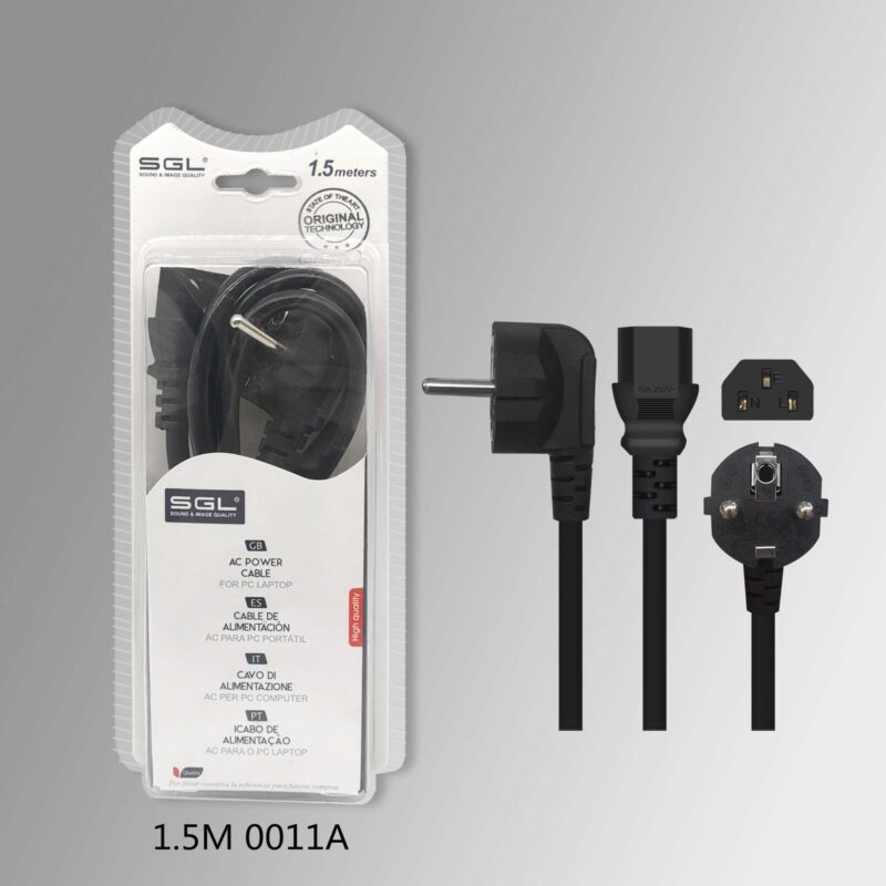 Alternative view of Καλώδιο τροφοδοσίας AC - Power Cable - 1.5m - 0011A - 199947