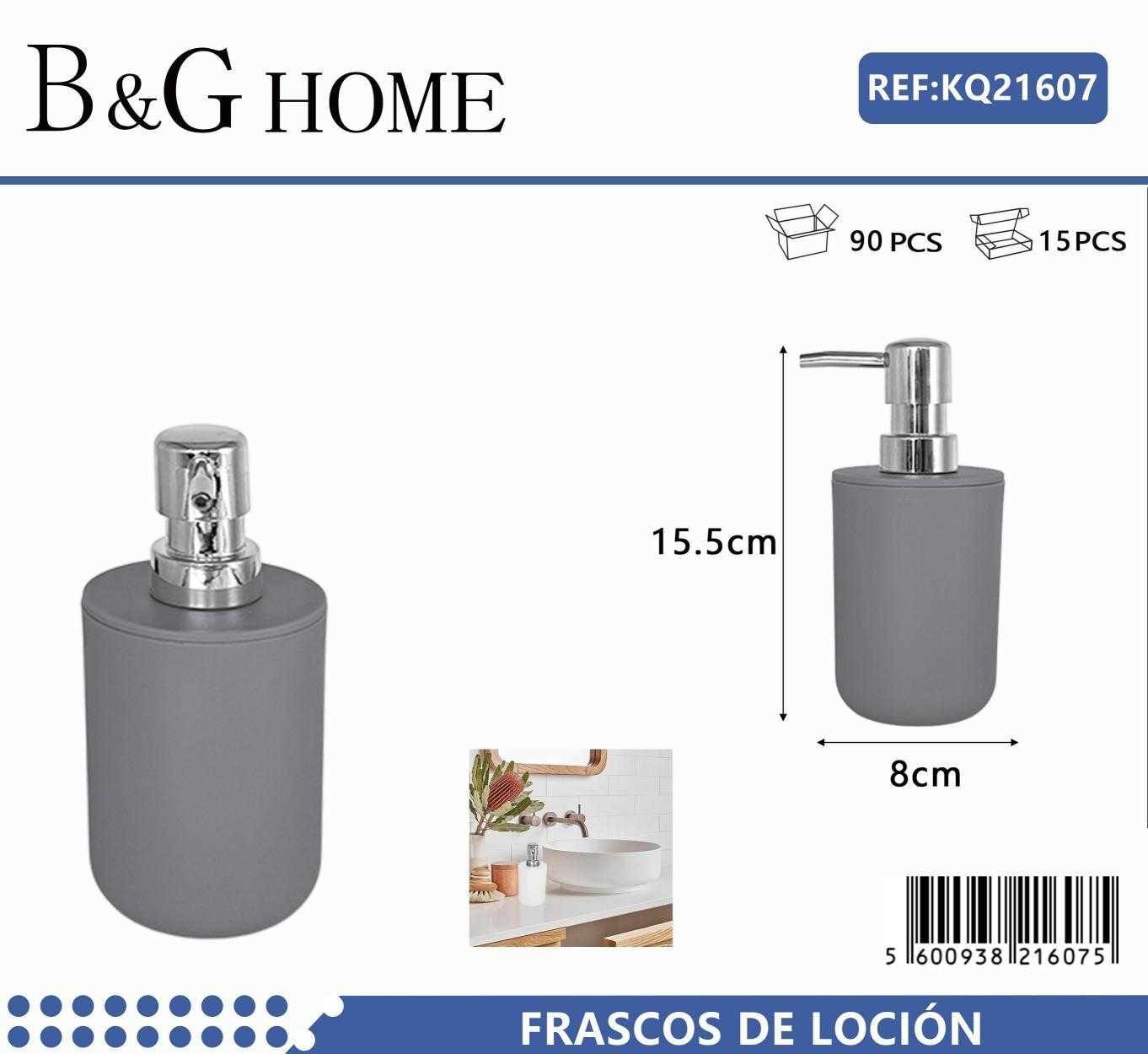 Θήκες κρεμοσάπουνου Dispenser πλαστικές - Σετ 5pcs - Grey - 21607 Θήκες κρεμοσάπουνου Dispenser πλαστικές - Σετ 5pcs - Grey - 21607 - Image 2
