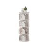 Περιστρεφόμενη ραφιέρα δαπέδου 4 επιπέδων - YH6524-4 - 421724 - White