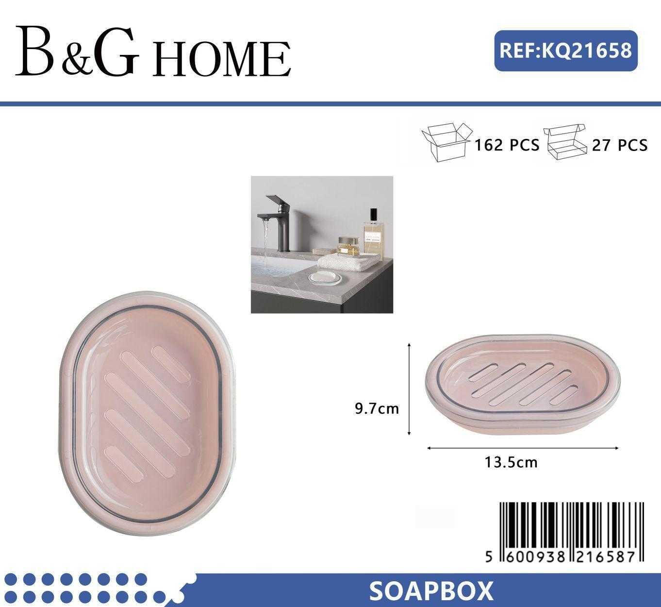 Σαπουνοθήκες μπάνιου πλαστικές - Σετ 9pcs - Light Pink - 21658 Σαπουνοθήκες μπάνιου πλαστικές - Σετ 9pcs - Light Pink - 21658 - Image 2