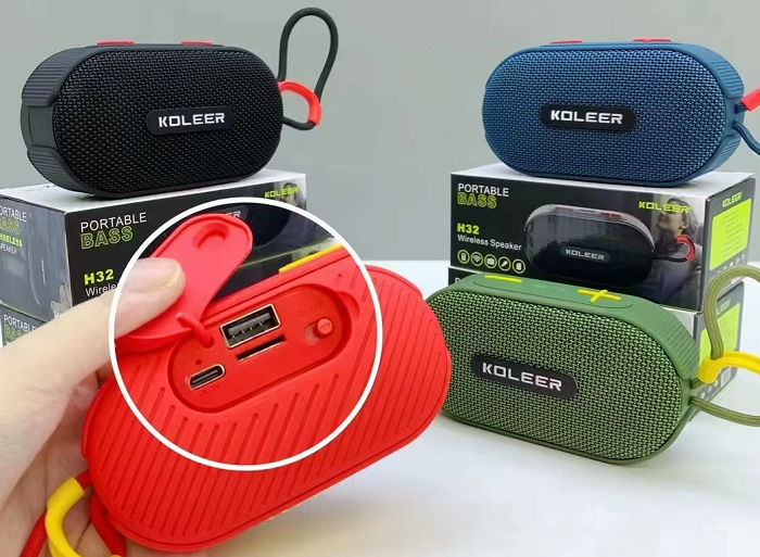 Alternative view of Ασύρματο ηχείο Bluetooth - H32 - 621514 - Green