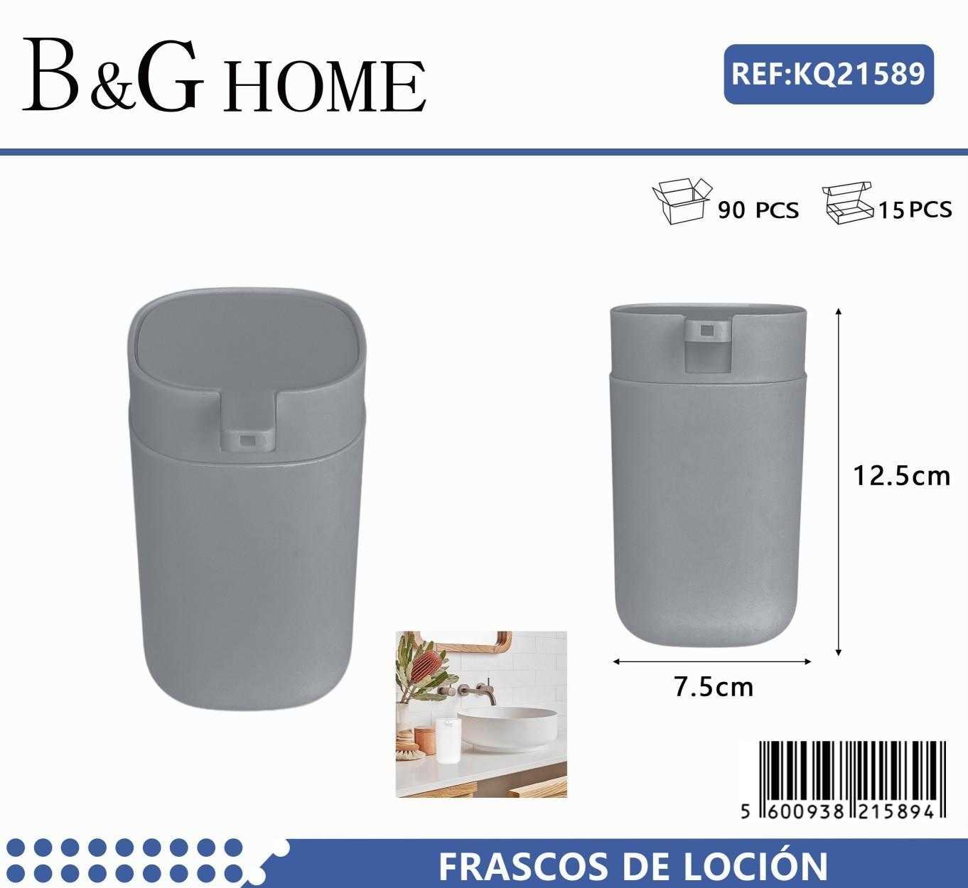 Θήκες κρεμοσάπουνου Dispenser πλαστικές - Σετ 5pcs - Grey - 21589 Θήκες κρεμοσάπουνου Dispenser πλαστικές - Σετ 5pcs - Grey - 21589 - Image 2