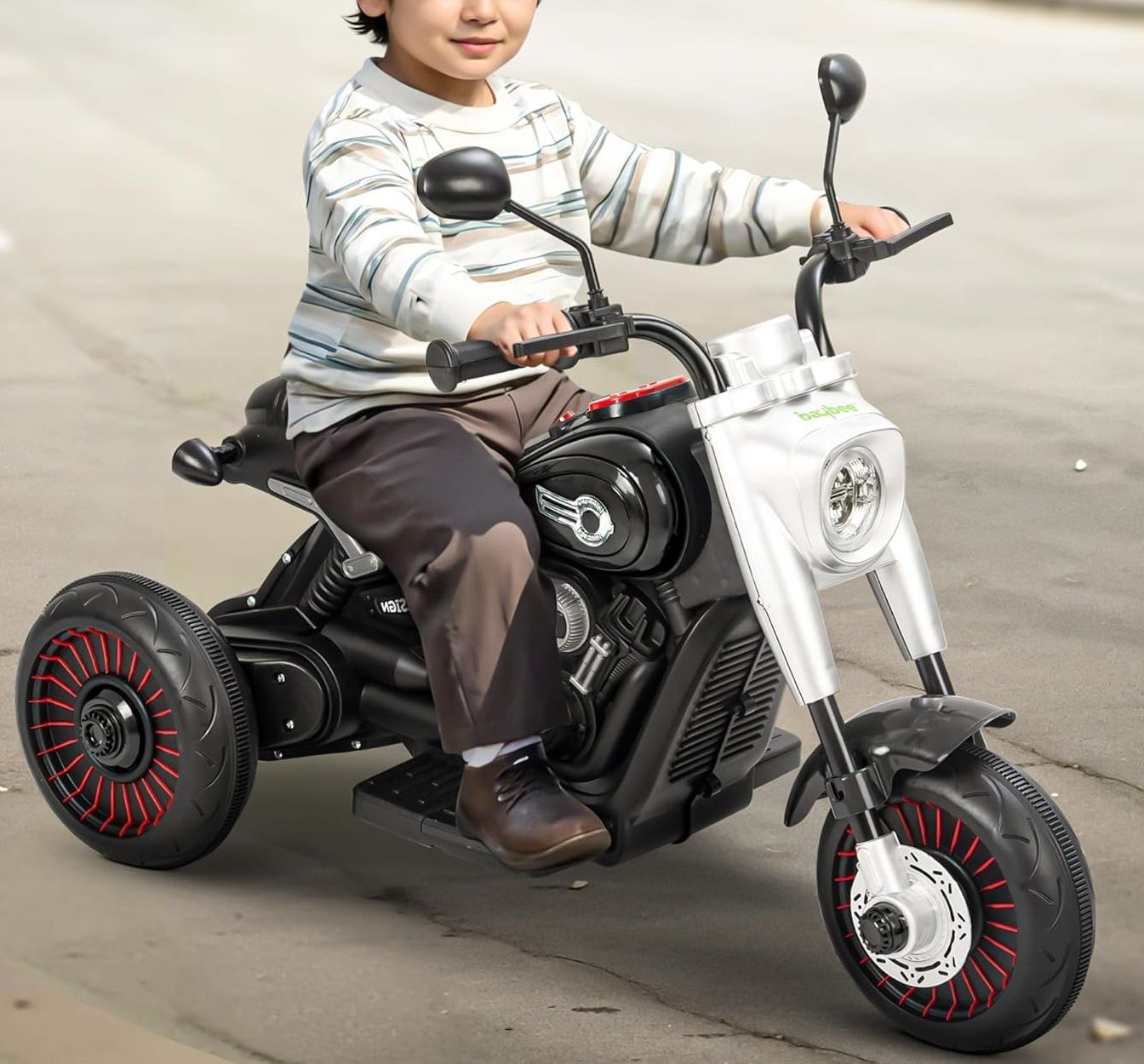 Παιδικό ηλεκτροκίνητο τρίκυκλο scooter - BJQ-818 - 701113 - Green Παιδικό ηλεκτροκίνητο τρίκυκλο scooter - BJQ-818 - 701113 - Green - Image 5