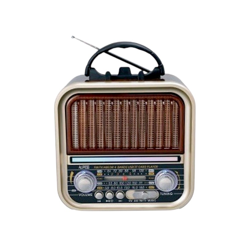 Ραδιόφωνα Retro Online | DigitalU.gr Επαναφορτιζόμενο ραδιόφωνο Retro - RX730D - 717306 - Light Gold
