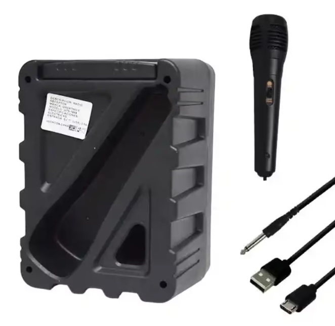Alternative view of Φορητό ηχείο subwoofer με μικρόφωνο Karaoke - GTS-1868 - 718685