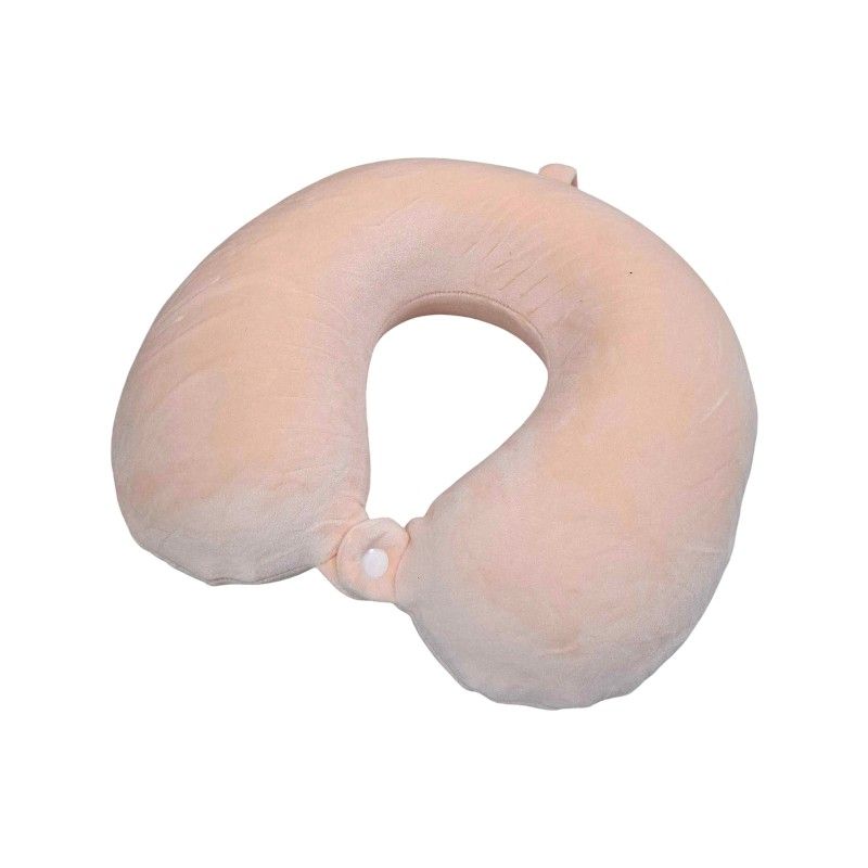 Μαξιλάρι αυχένα ταξιδίου - Memory Foam - 718905 - Beige