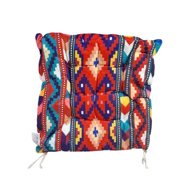 Μαξιλάρι καρέκλας - 40x40cm - 720187 - Red/Blue Μαξιλάρι καρέκλας - 40x40cm - 720187 - Red/Blue