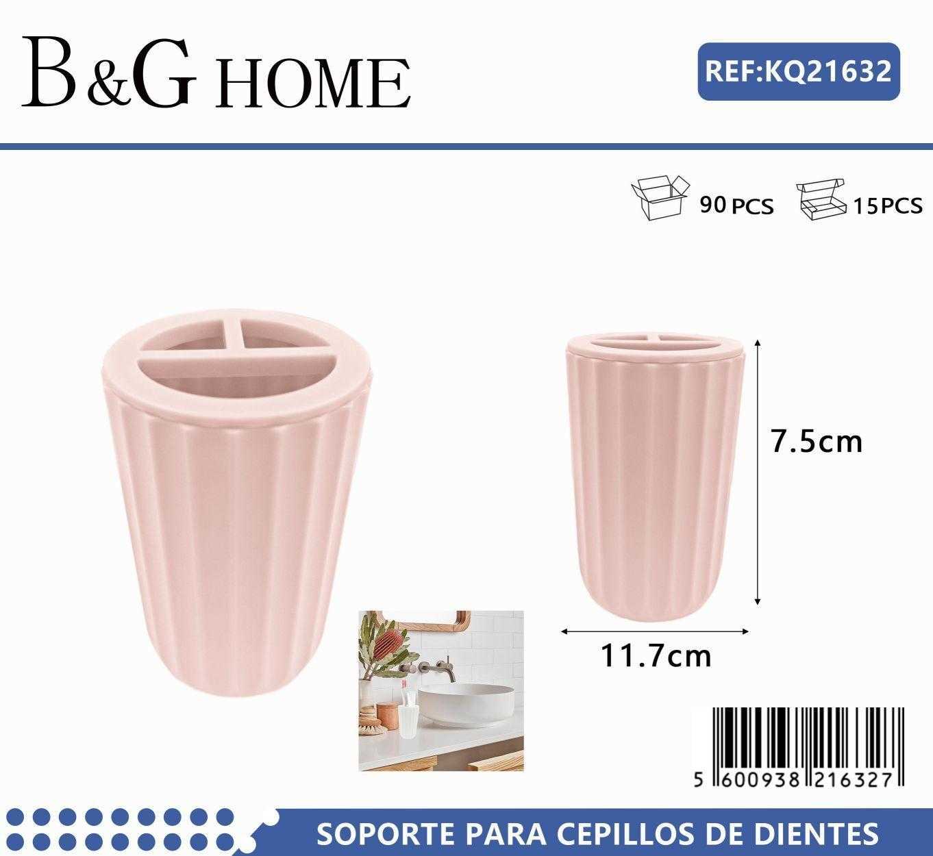 Θήκες οδοντόβουρτσας πλαστικές σε σετ 5Χ - Light Pink - 21632 Θήκες οδοντόβουρτσας πλαστικές σε σετ 5Χ - Light Pink - 21632 - Image 2