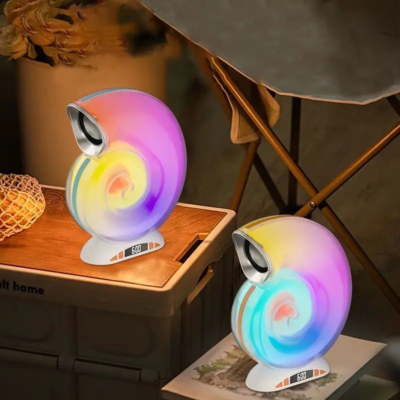 Ασύρματο ηχείο Bluetooth LED - Shell - L39 - 810828 Ασύρματο ηχείο Bluetooth LED - Shell - L39 - 810828 - Image 4