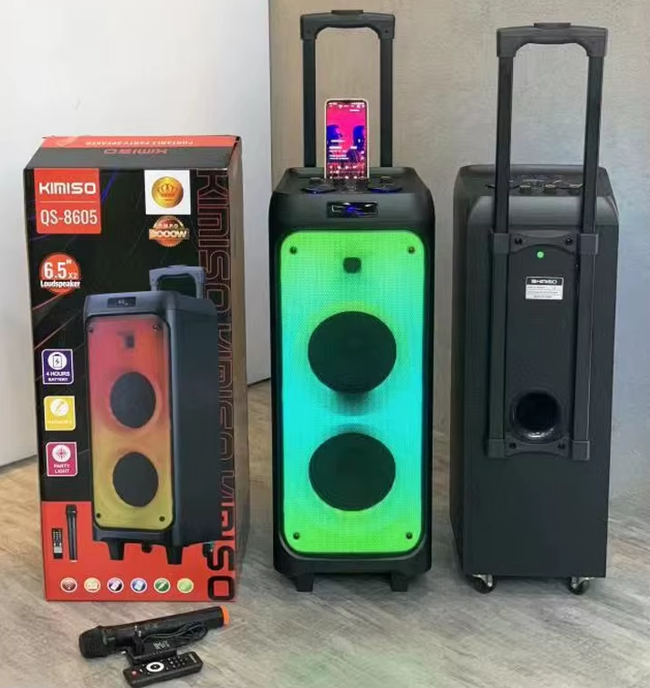 Alternative view of Φορητό ηχείο subwoofer με μικρόφωνο Karaoke - QS-8605 - 813157