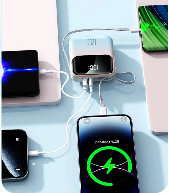 Alternative view of Powerbank Mini - Fast Charge - 10.000mah - DX337 - 813669 - Blue