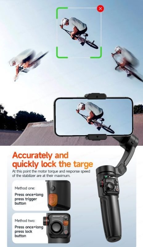Σταθεροποιητής εικόνας Gimbal για smartphone - M05 - 813676 - Image 5