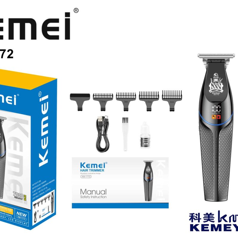 Alternative view of Κουρευτική μηχανή & trimmer - KM-1772 - Kemei