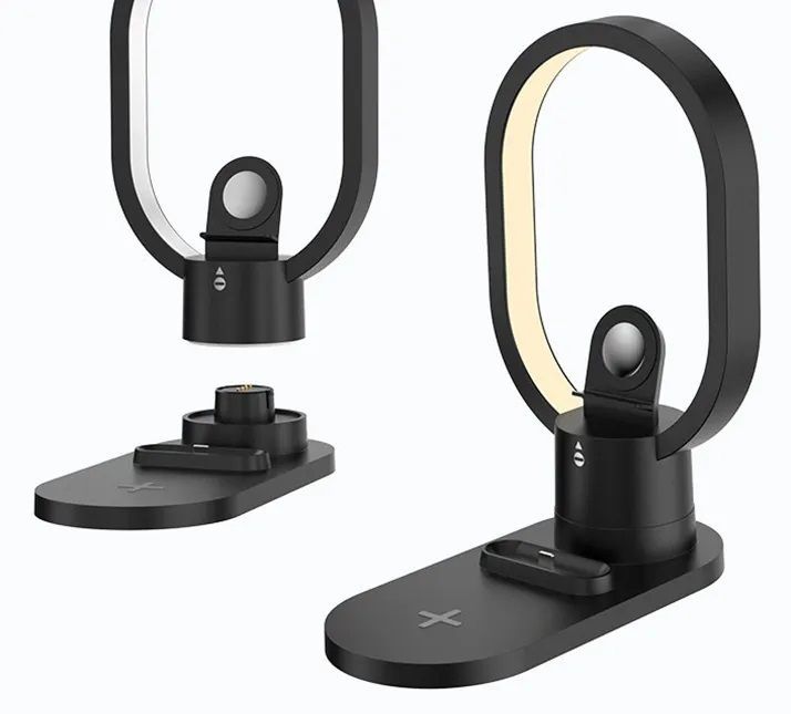 Alternative view of Βάση ασύρματης φόρτισης - LED - 3in1 - AY41 - 885123 - Black
