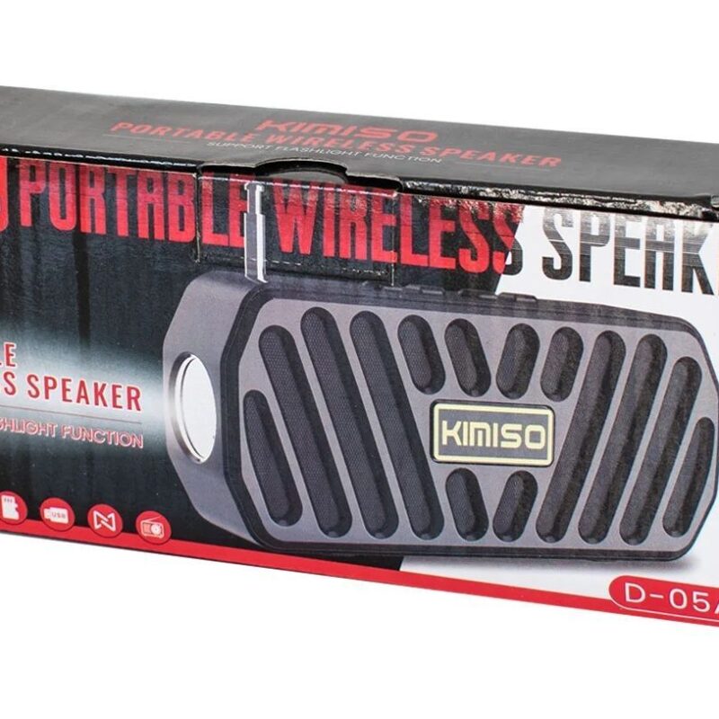Ασύρματο ηχείο Bluetooth με φακό LED - KMS-05A - 885864 - Red - Image 3