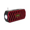 Ασύρματο ηχείο Bluetooth με φακό LED - KMS-05A - 885864 - Red