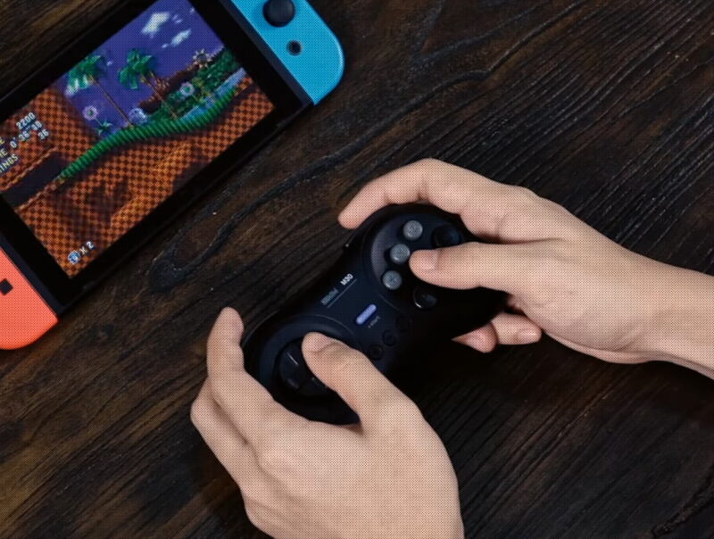 8Bitdo M30 Bluetooth Ασύρματο Gamepad για Android / PC / Switch Μαύρο